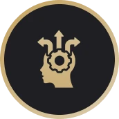 Cognitive thinking and innovation illustration
